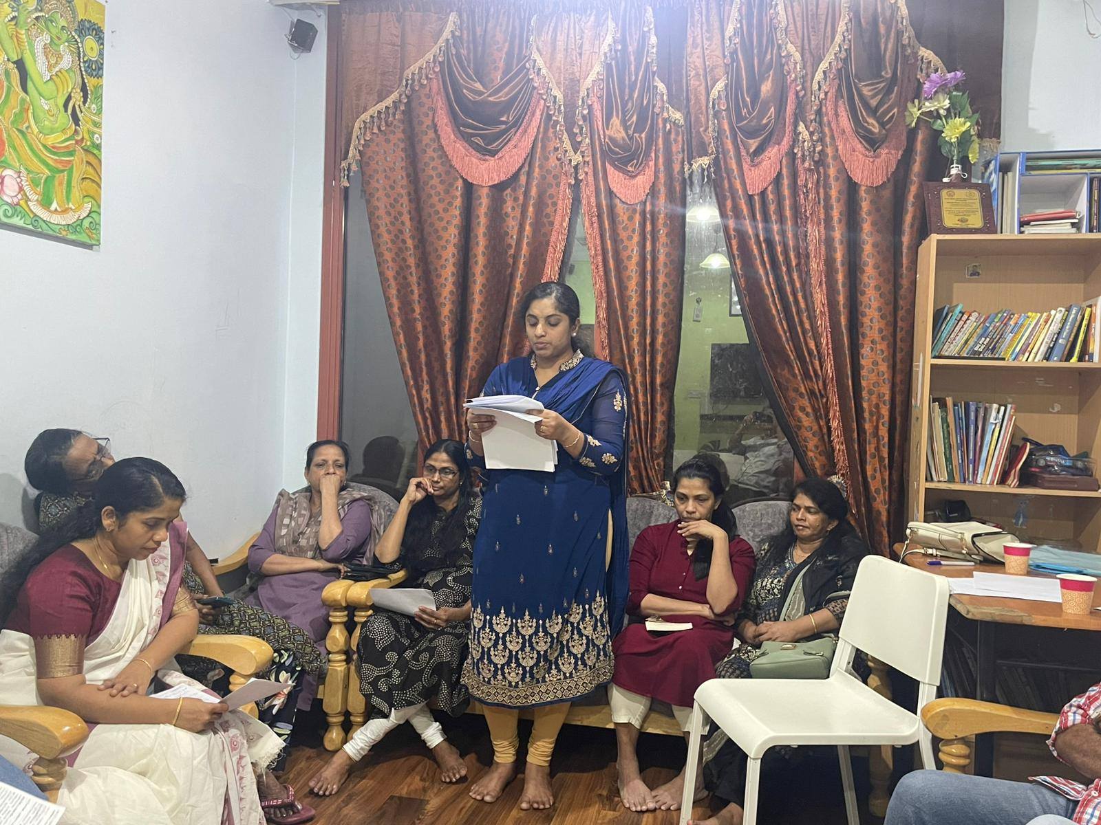 "ഗൃഹാങ്കണത്തിലെ പുസ്തകാസ്വാദനം", റിഗ്ഗയ് യൂണിറ്റിന്റെ നേതൃത്വത്തിൽ കെ.വി. റാബിയയുടെ 